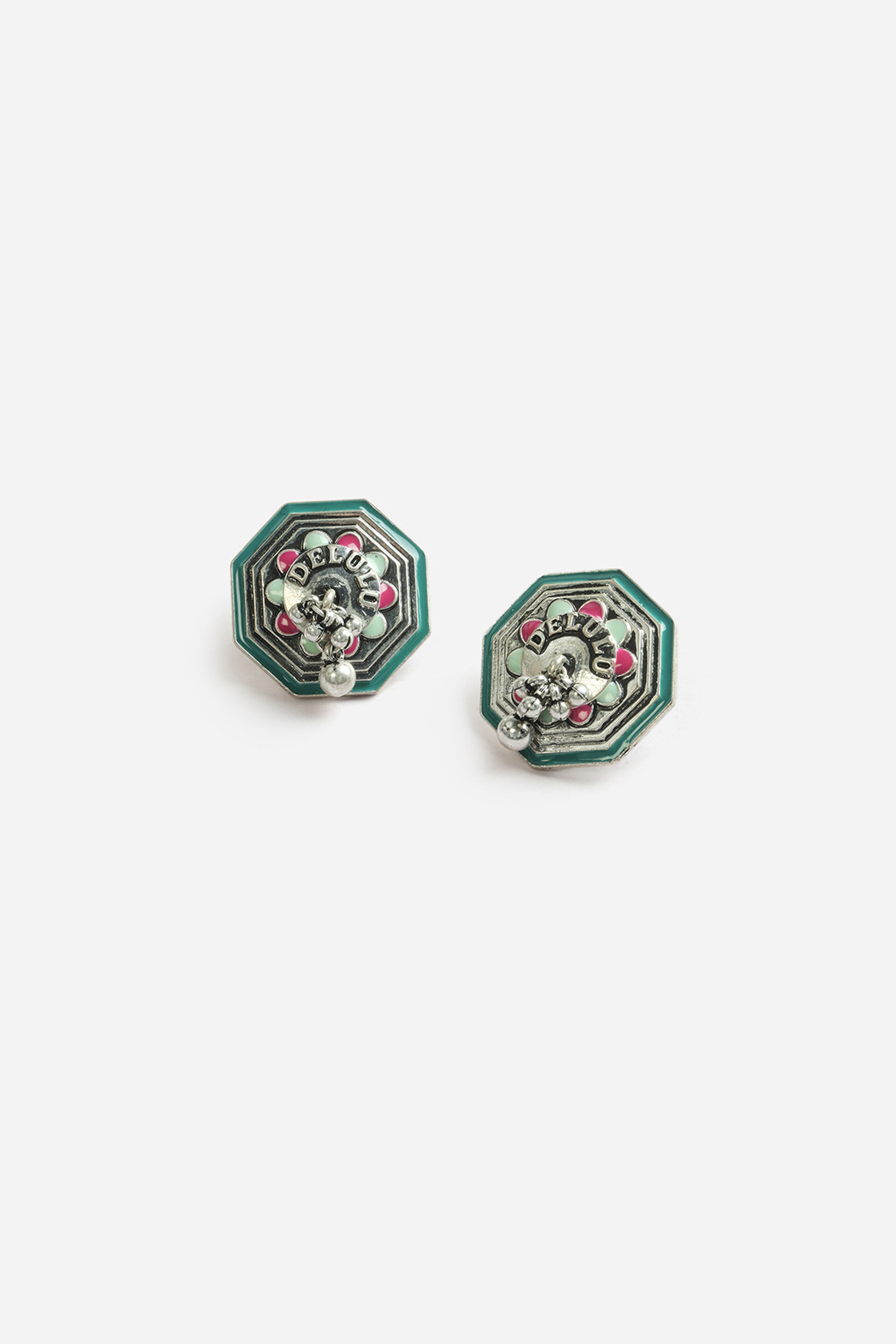 Delulu Octagonal Stud Earrings, , image 2